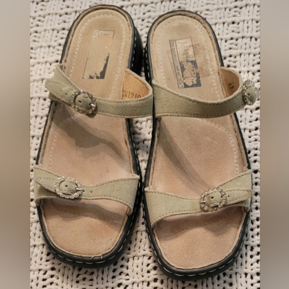 Josef Seibel Straps Suede Sandals Size 39